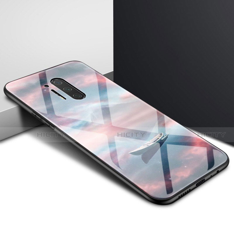Funda Bumper Silicona Gel Espejo Patron de Moda Carcasa para OnePlus 8 Pro Multicolor