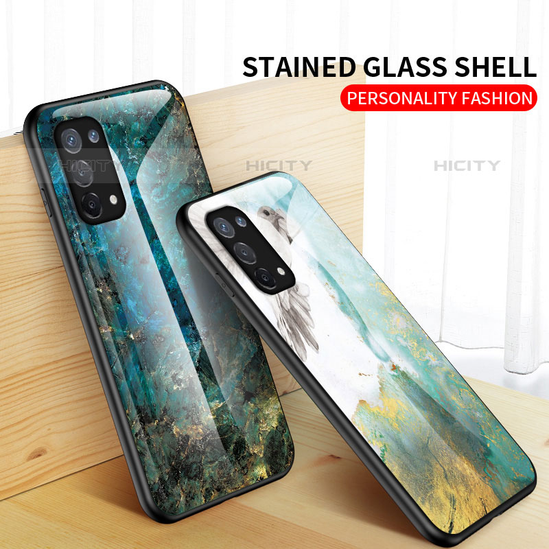 Funda Bumper Silicona Gel Espejo Patron de Moda Carcasa para OnePlus Nord N200 5G