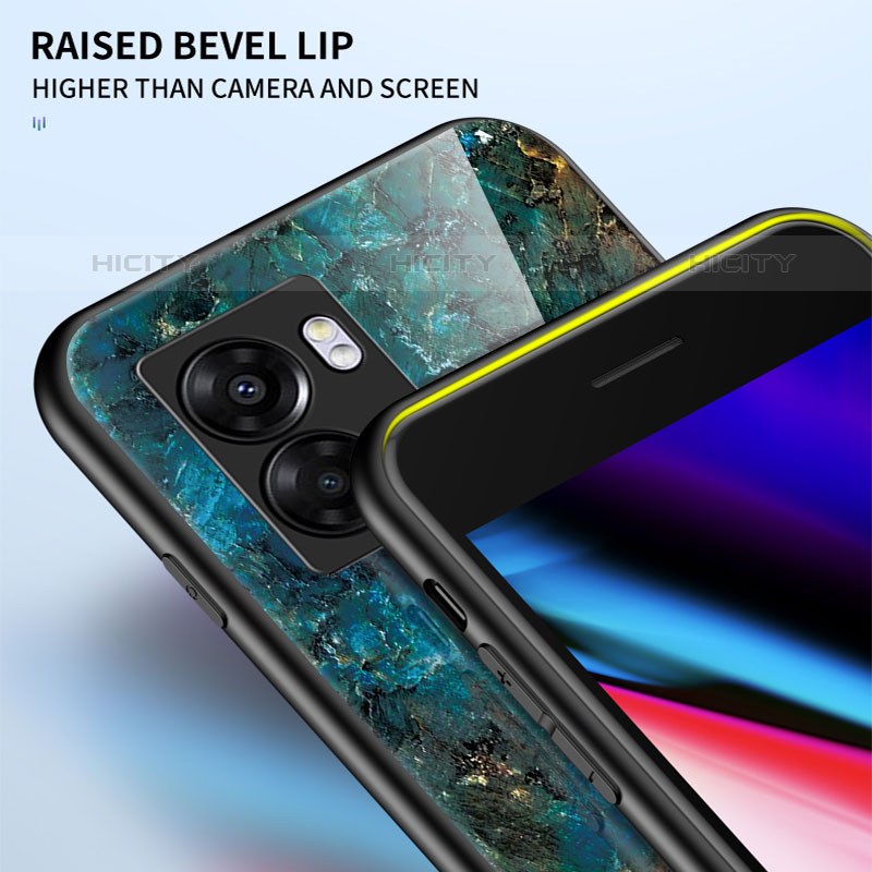 Funda Bumper Silicona Gel Espejo Patron de Moda Carcasa para OnePlus Nord N300 5G