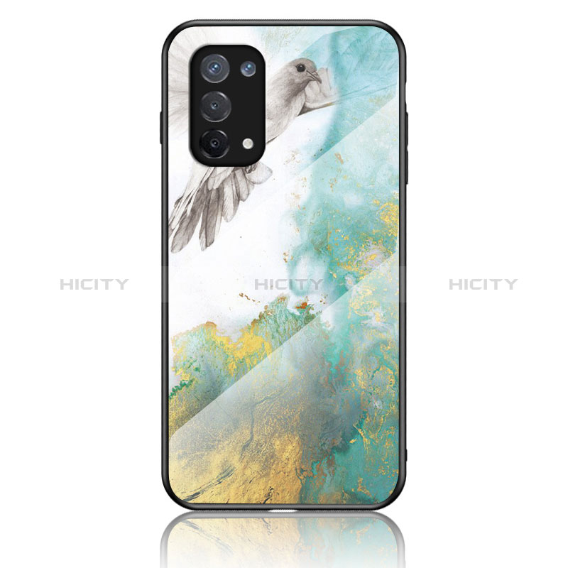 Funda Bumper Silicona Gel Espejo Patron de Moda Carcasa para Oppo A95 4G