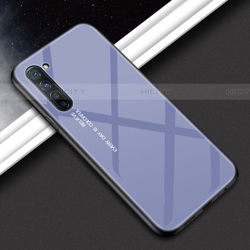 Funda Bumper Silicona Gel Espejo Patron de Moda Carcasa para Oppo Find X2 Lite