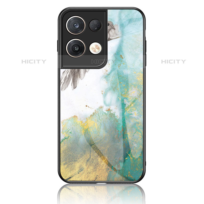 Funda Bumper Silicona Gel Espejo Patron de Moda Carcasa para Oppo Reno8 Pro+ Plus 5G