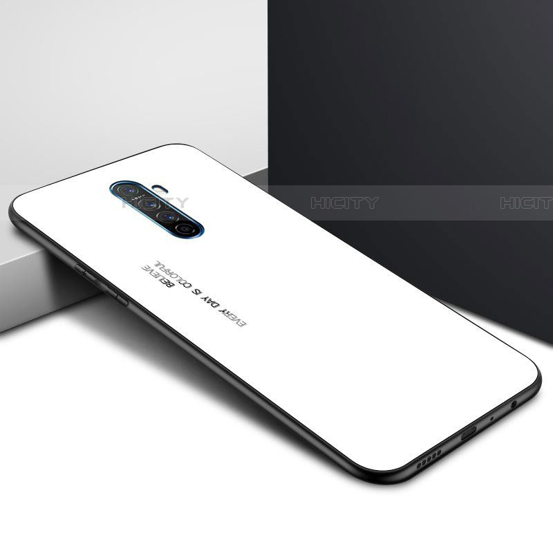 Funda Bumper Silicona Gel Espejo Patron de Moda Carcasa para Realme X2 Pro