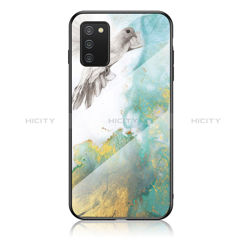 Funda Bumper Silicona Gel Espejo Patron de Moda Carcasa para Samsung Galaxy A02s