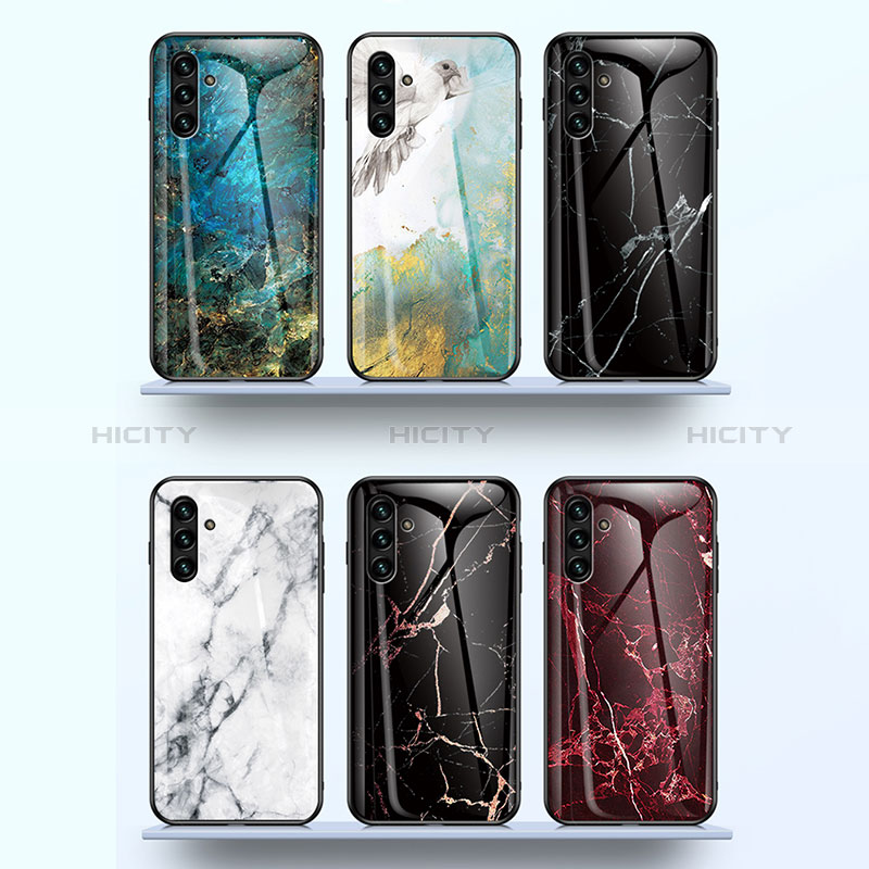 Funda Bumper Silicona Gel Espejo Patron de Moda Carcasa para Samsung Galaxy A04s