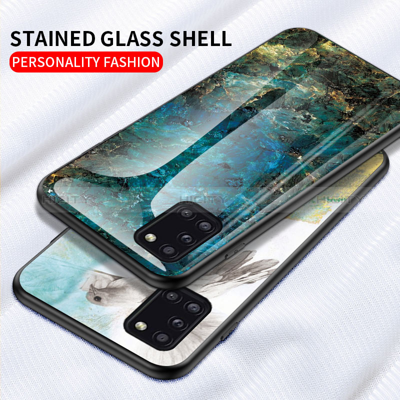 Funda Bumper Silicona Gel Espejo Patron de Moda Carcasa para Samsung Galaxy A31