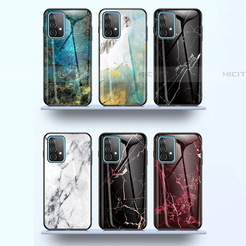 Funda Bumper Silicona Gel Espejo Patron de Moda Carcasa para Samsung Galaxy A52 5G