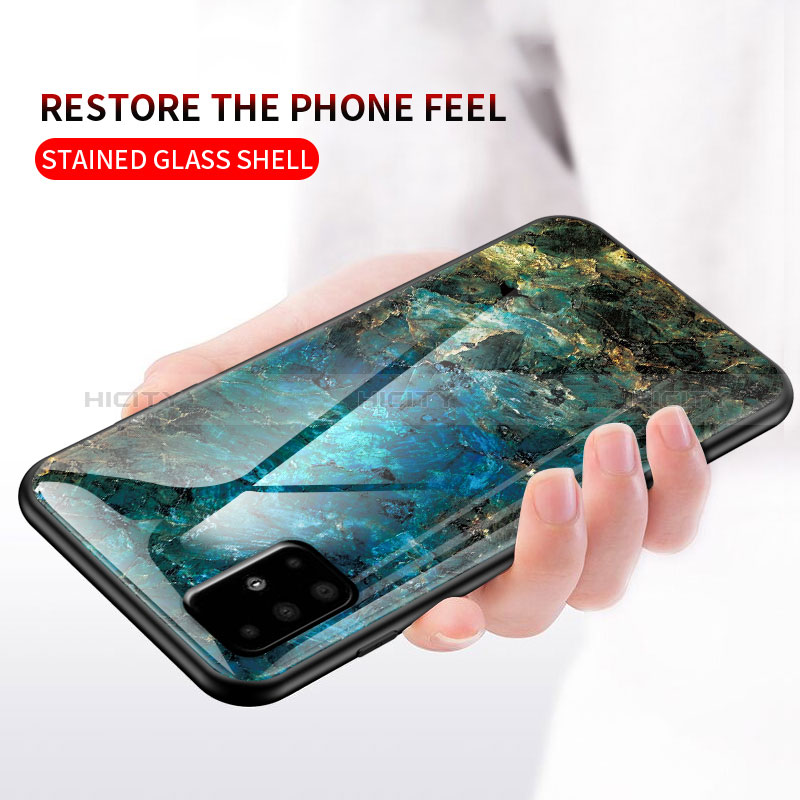 Funda Bumper Silicona Gel Espejo Patron de Moda Carcasa para Samsung Galaxy A71 4G A715