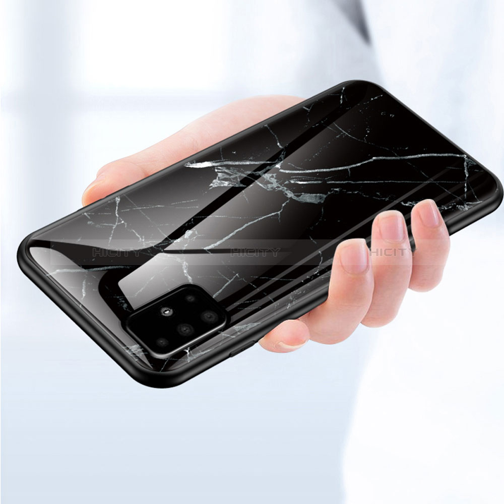 Funda Bumper Silicona Gel Espejo Patron de Moda Carcasa para Samsung Galaxy A71 4G A715