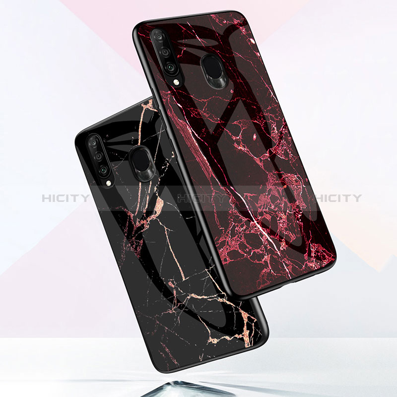 Funda Bumper Silicona Gel Espejo Patron de Moda Carcasa para Samsung Galaxy M30