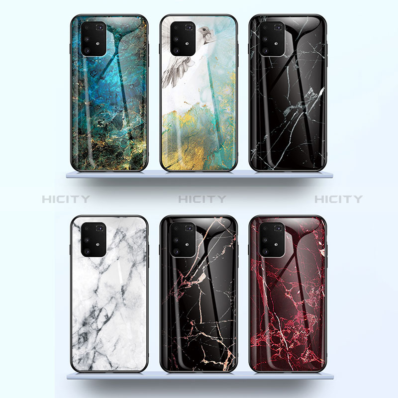 Funda Bumper Silicona Gel Espejo Patron de Moda Carcasa para Samsung Galaxy M80S