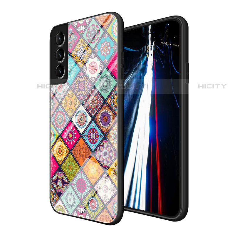 Funda Bumper Silicona Gel Espejo Patron de Moda Carcasa para Samsung Galaxy S21 Plus 5G