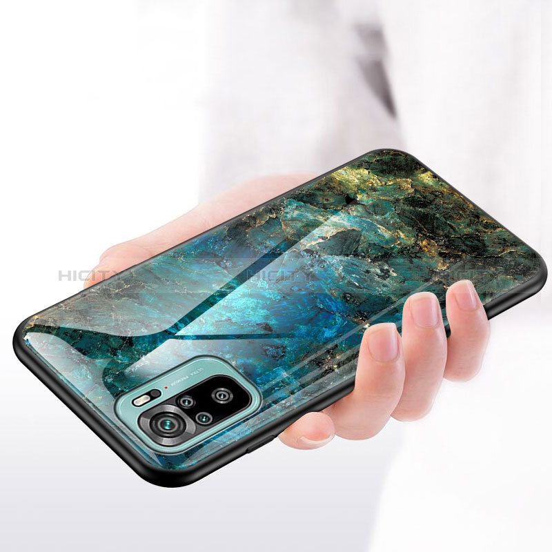 Funda Bumper Silicona Gel Espejo Patron de Moda Carcasa para Xiaomi Redmi Note 10 4G