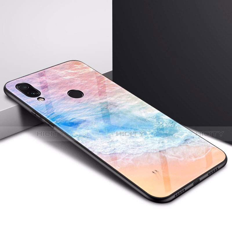 Funda Bumper Silicona Gel Espejo Patron de Moda Carcasa para Xiaomi Redmi Note 7 Pro Vistoso