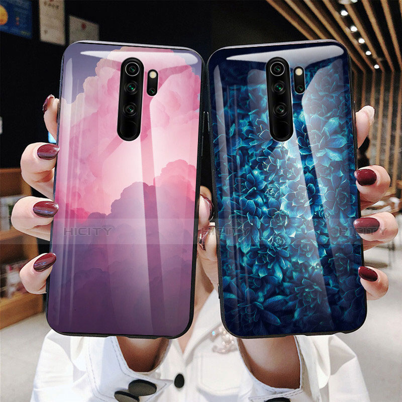 Funda Bumper Silicona Gel Espejo Patron de Moda Carcasa para Xiaomi Redmi Note 8 Pro