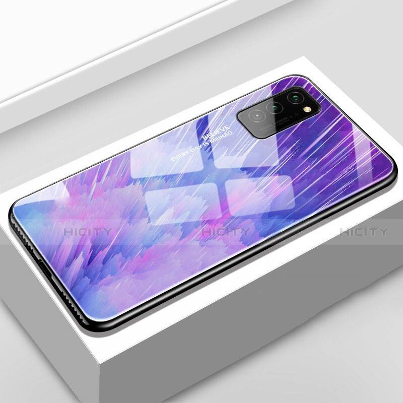 Funda Bumper Silicona Gel Espejo Patron de Moda Carcasa S02 para Huawei Honor View 30 5G