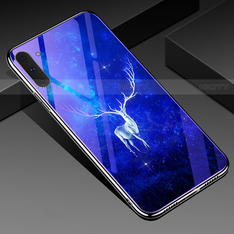 Funda Bumper Silicona Gel Espejo Patron de Moda Carcasa S02 para Samsung Galaxy Note 10 5G