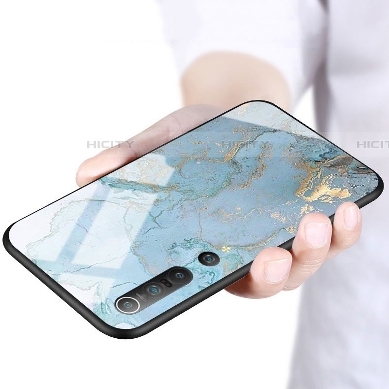 Funda Bumper Silicona Gel Espejo Patron de Moda Carcasa S02 para Xiaomi Mi 10 Pro