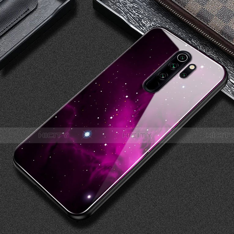 Funda Bumper Silicona Gel Espejo Patron de Moda Carcasa S02 para Xiaomi Redmi Note 8 Pro