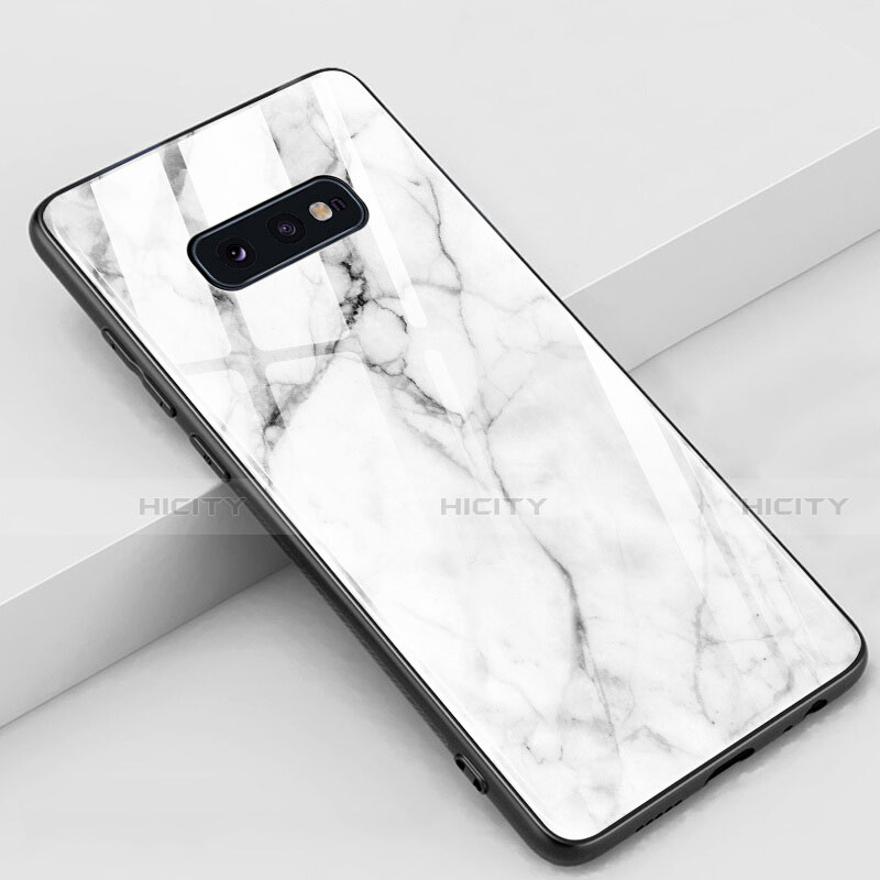 Funda Bumper Silicona Gel Espejo Patron de Moda Carcasa S03 para Samsung Galaxy S10e