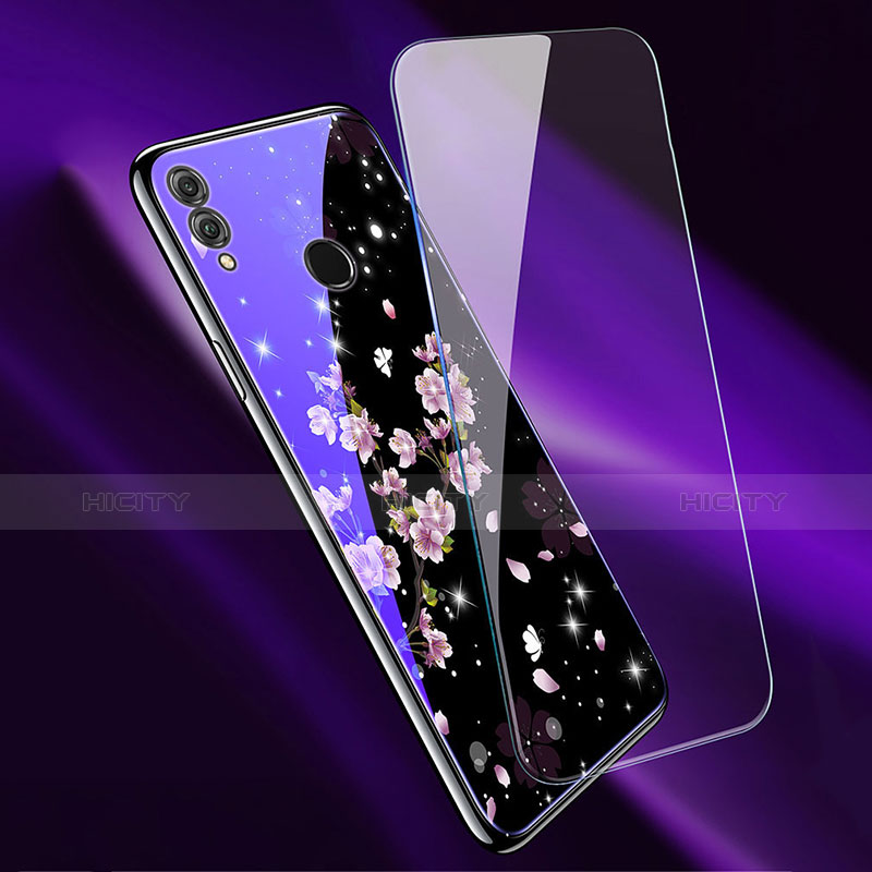 Funda Bumper Silicona Gel Espejo Patron de Moda Carcasa S04 para Huawei Honor 10 Lite