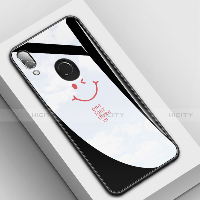 Funda Bumper Silicona Gel Espejo Patron de Moda Carcasa S04 para Huawei P20 Lite Negro