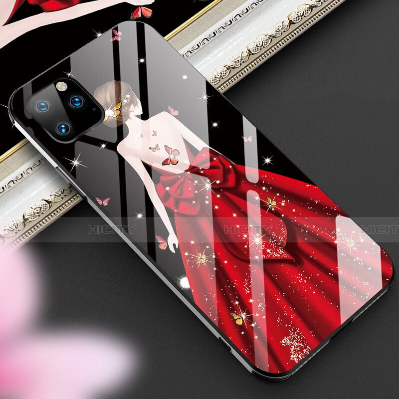 Funda Bumper Silicona Gel Espejo Vestido de Novia Carcasa M01 para Apple iPhone 11 Pro