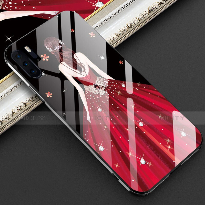 Funda Bumper Silicona Gel Espejo Vestido de Novia Carcasa para Huawei P30 Pro New Edition