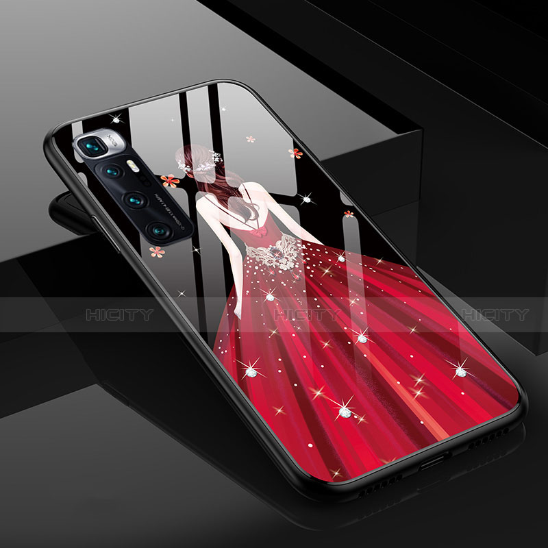 Funda Bumper Silicona Gel Espejo Vestido de Novia Carcasa para Xiaomi Mi 10 Ultra