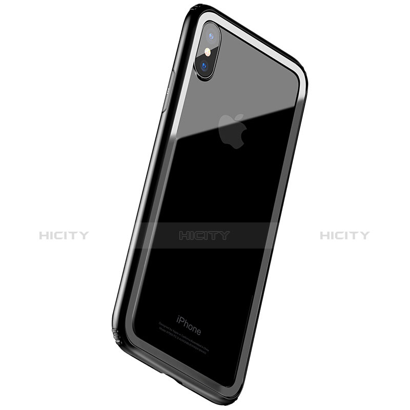 Funda Bumper Silicona Gel para Apple iPhone Xs Negro