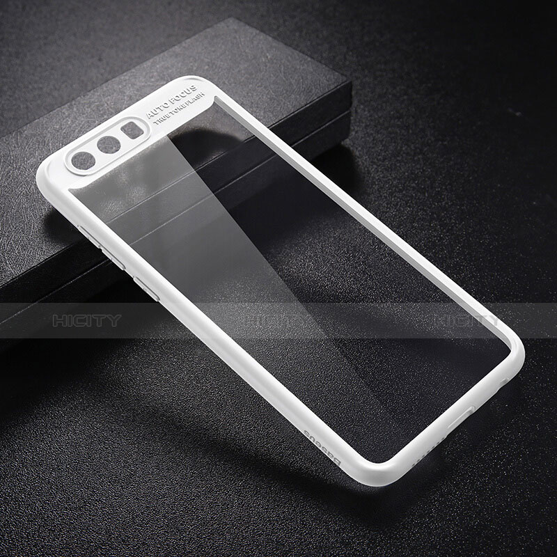 Funda Bumper Silicona Transparente Espejo 360 Grados para Huawei Honor 9 Blanco