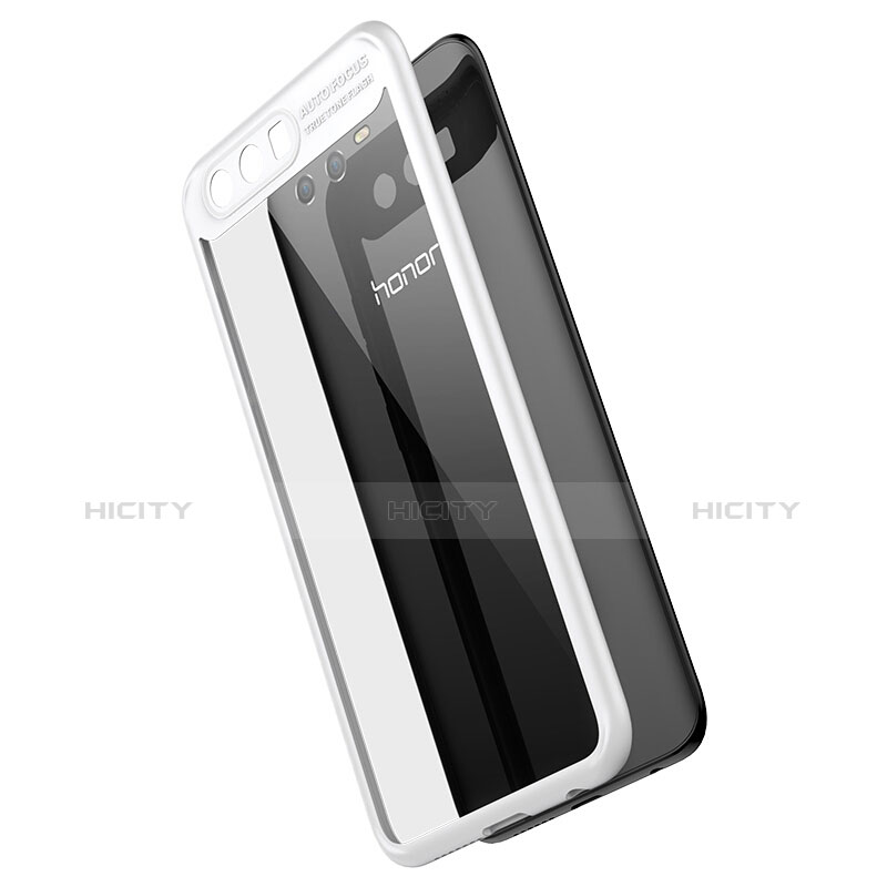 Funda Bumper Silicona Transparente Espejo 360 Grados para Huawei Honor 9 Premium Blanco