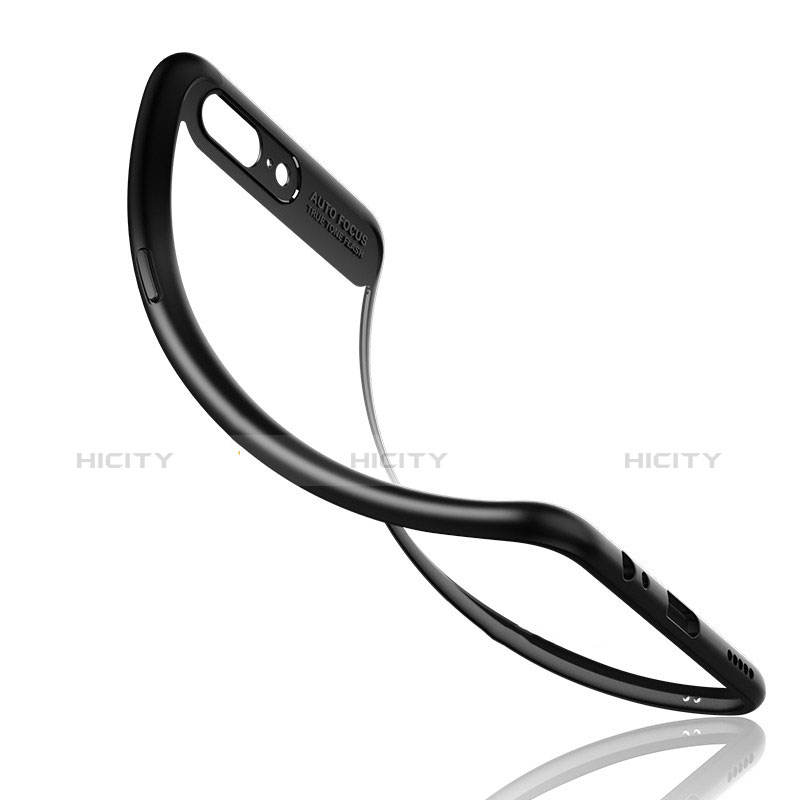 Funda Bumper Silicona Transparente Espejo 360 Grados T02 para OnePlus 5 Negro
