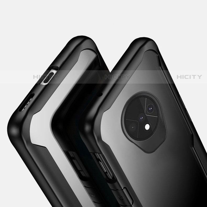 Funda Bumper Silicona Transparente Espejo para OnePlus 7T Claro