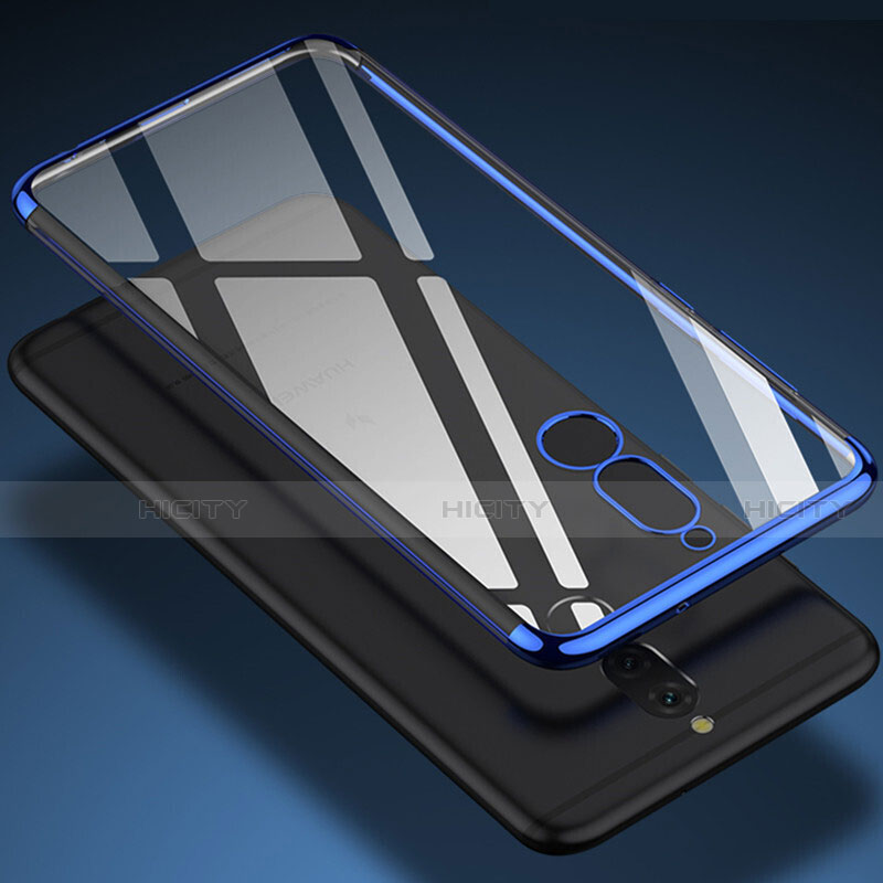 Funda Bumper Silicona Transparente Mate para Huawei G10 Azul