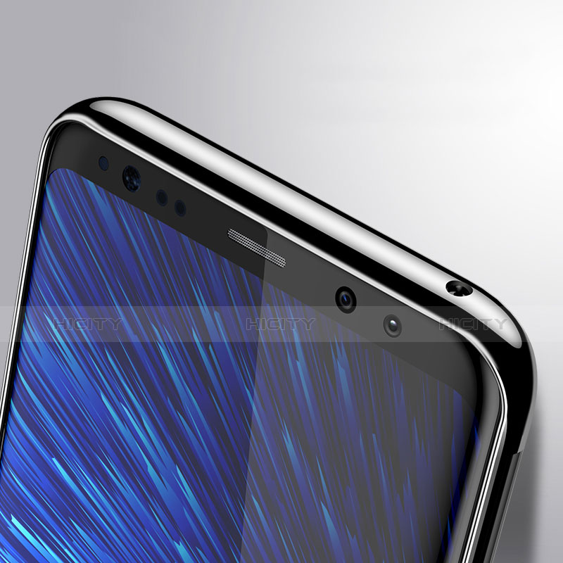 Funda Bumper Silicona Transparente Mate para Samsung Galaxy S8 Azul