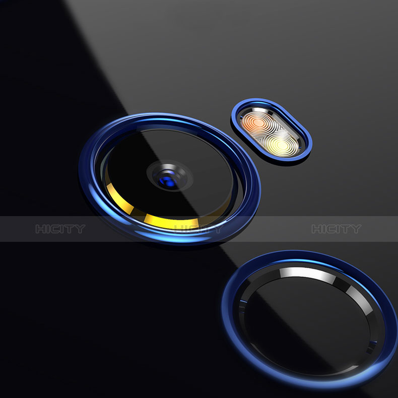 Funda Bumper Silicona Transparente Mate para Xiaomi Mi Mix 2 Azul