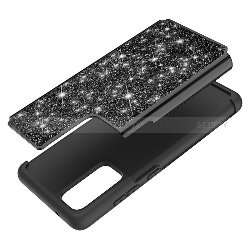 Funda Bumper Silicona y Plastico Carcasa Frontal y Trasera 360 Grados Bling-Bling JX1 para Samsung Galaxy S20 Lite 5G