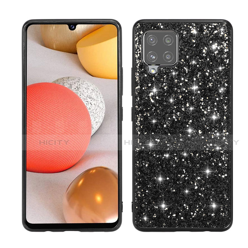 Funda Bumper Silicona y Plastico Carcasa Frontal y Trasera 360 Grados Bling-Bling para Samsung Galaxy A42 5G