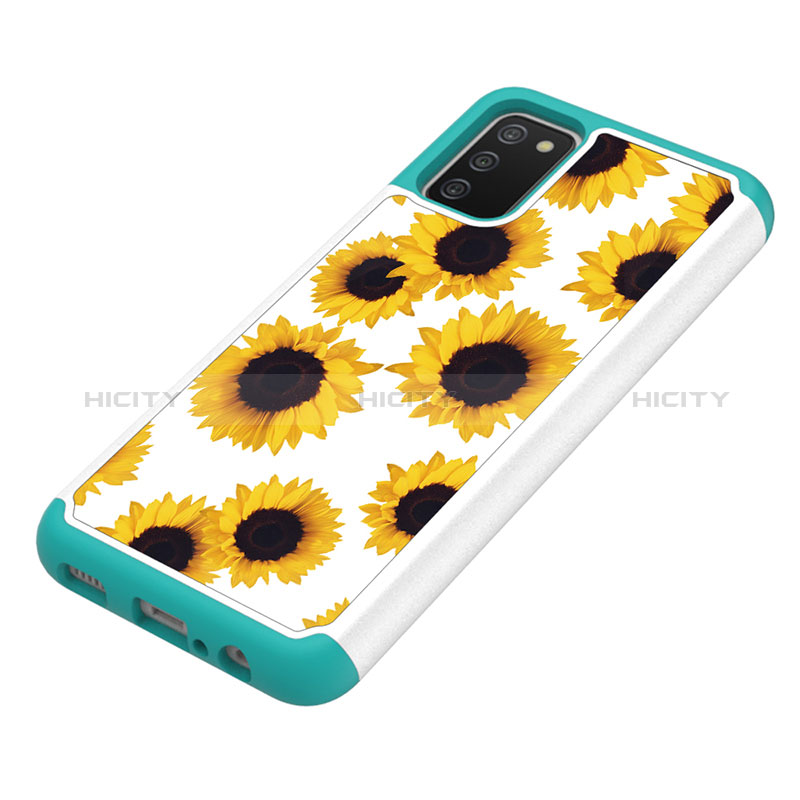 Funda Bumper Silicona y Plastico Carcasa Frontal y Trasera 360 Grados JX1 para Samsung Galaxy A02s