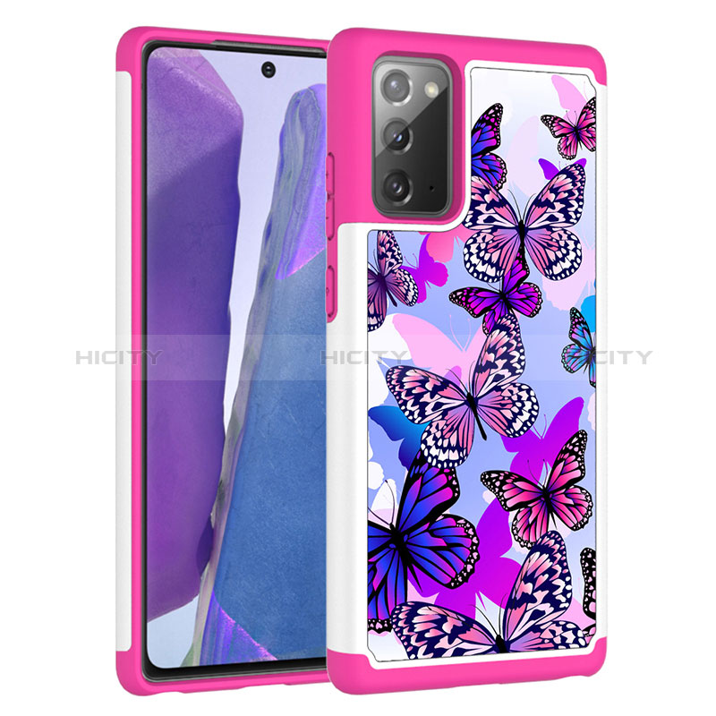 Funda Bumper Silicona y Plastico Carcasa Frontal y Trasera 360 Grados JX1 para Samsung Galaxy Note 20 5G