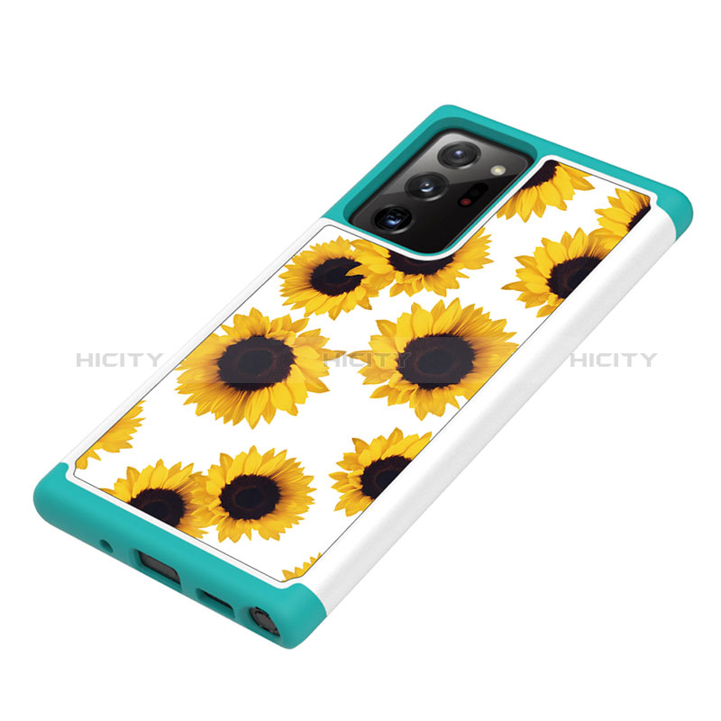 Funda Bumper Silicona y Plastico Carcasa Frontal y Trasera 360 Grados JX1 para Samsung Galaxy Note 20 Ultra 5G