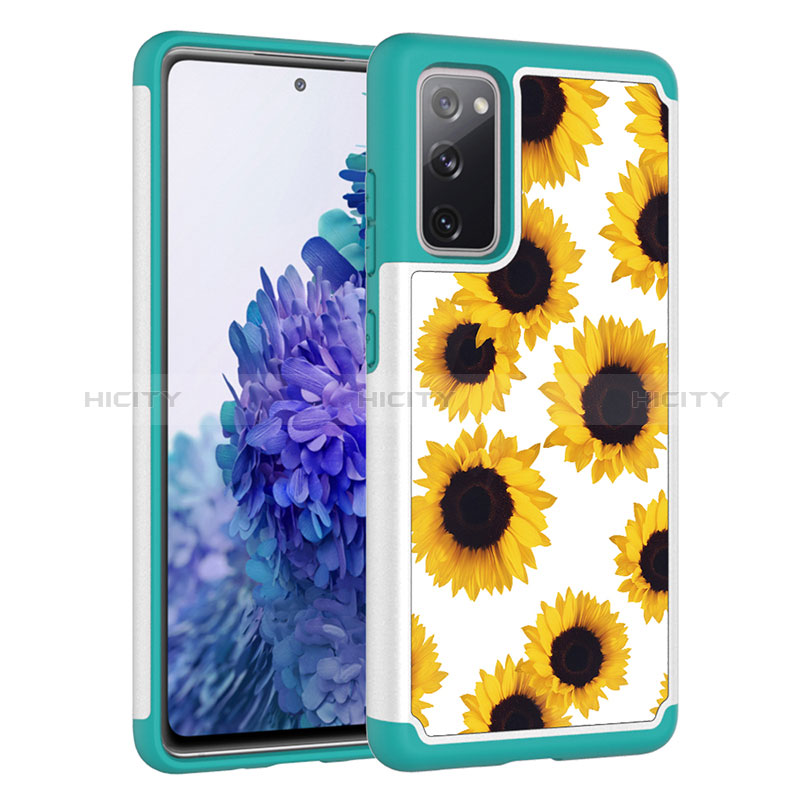 Funda Bumper Silicona y Plastico Carcasa Frontal y Trasera 360 Grados JX1 para Samsung Galaxy S20 FE (2022) 5G