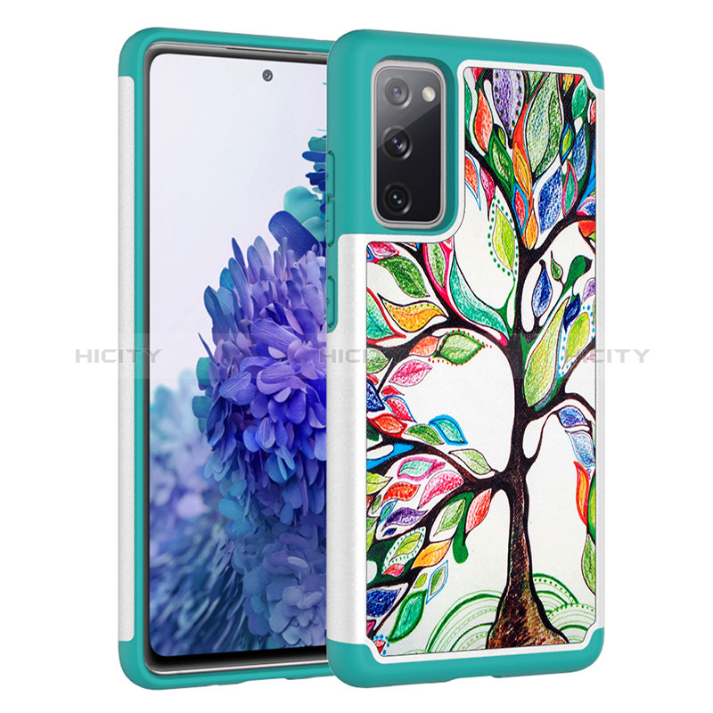 Funda Bumper Silicona y Plastico Carcasa Frontal y Trasera 360 Grados JX1 para Samsung Galaxy S20 FE (2022) 5G