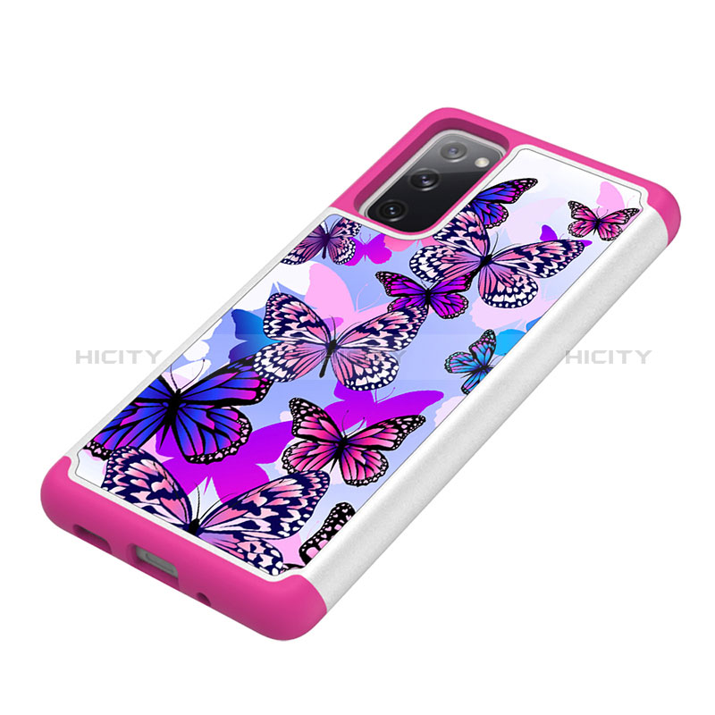 Funda Bumper Silicona y Plastico Carcasa Frontal y Trasera 360 Grados JX1 para Samsung Galaxy S20 FE (2022) 5G