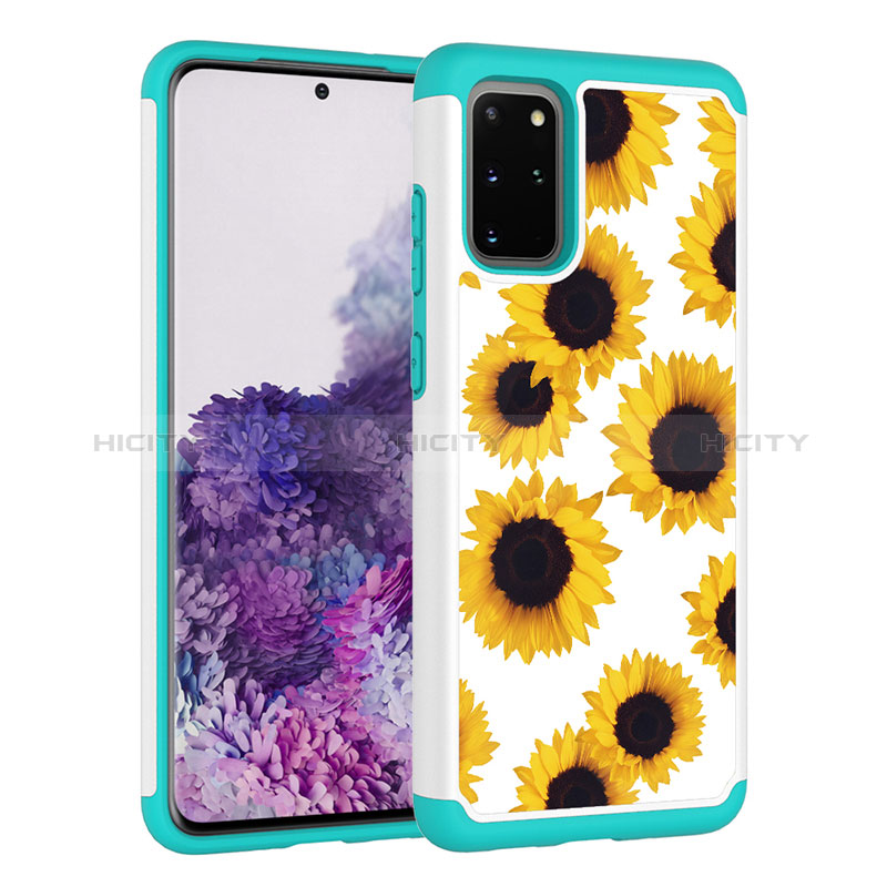 Funda Bumper Silicona y Plastico Carcasa Frontal y Trasera 360 Grados JX1 para Samsung Galaxy S20 Plus