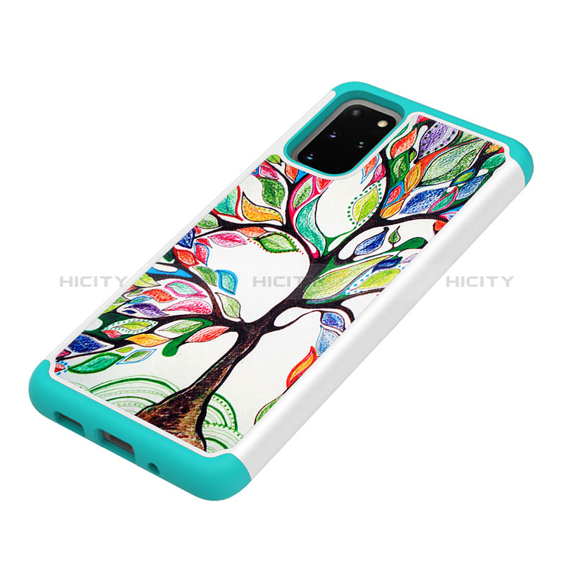 Funda Bumper Silicona y Plastico Carcasa Frontal y Trasera 360 Grados JX1 para Samsung Galaxy S20 Plus 5G