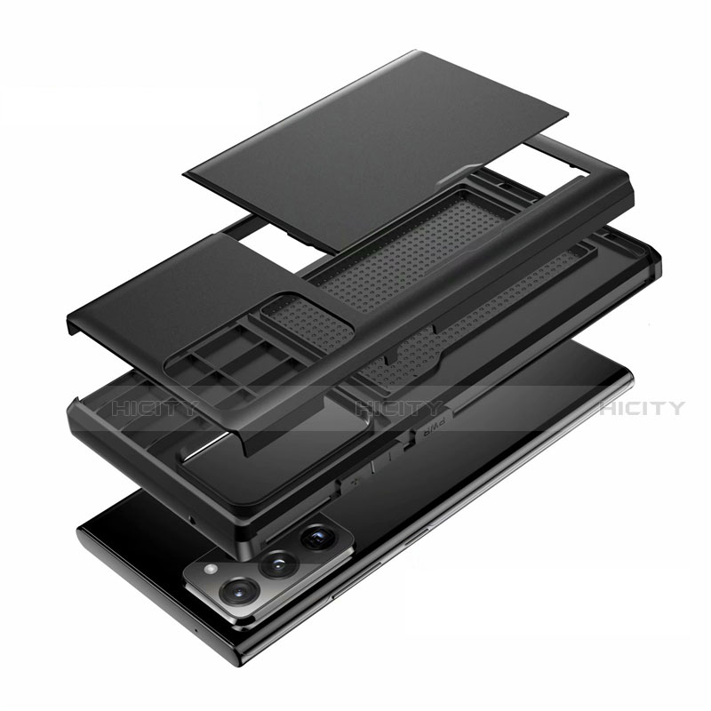 Funda Bumper Silicona y Plastico Carcasa Frontal y Trasera 360 Grados N01 para Samsung Galaxy Note 20 Ultra 5G