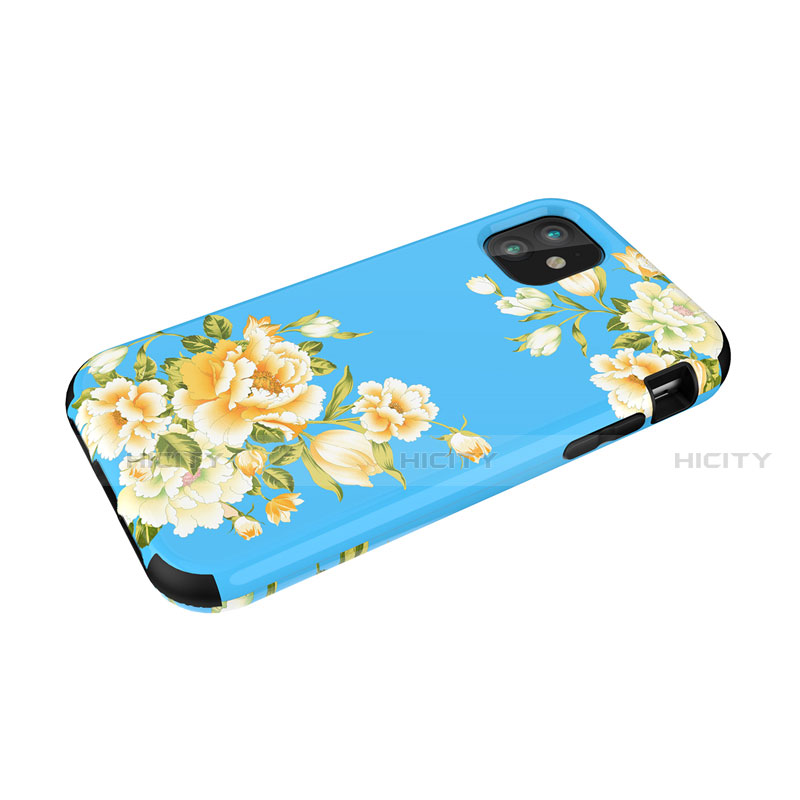 Funda Bumper Silicona y Plastico Carcasa Frontal y Trasera 360 Grados para Apple iPhone 11