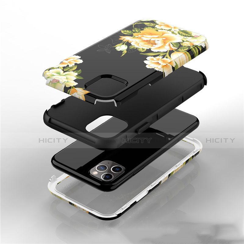 Funda Bumper Silicona y Plastico Carcasa Frontal y Trasera 360 Grados para Apple iPhone 11 Pro